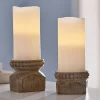 Set of 2 Beaded Candle Risers