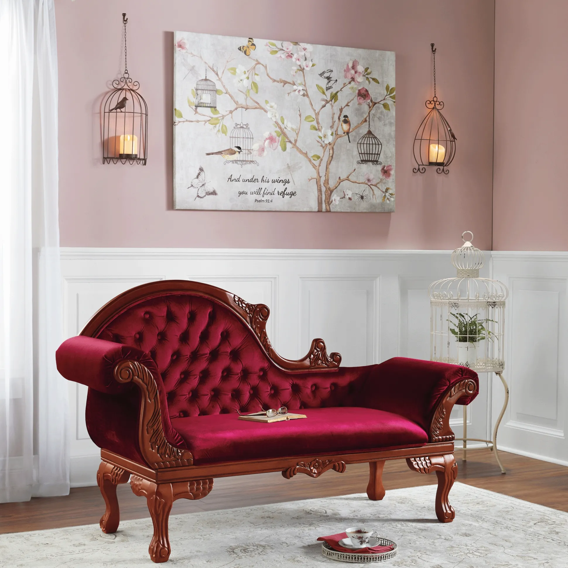 Set of 2 Birdcage Wall Sconces