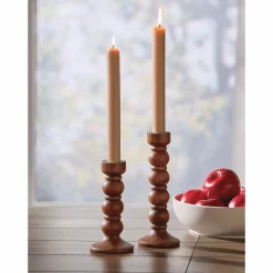 Set of 2 Bobbin Candleholders