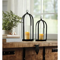 Set of 2 Cage Lanterns