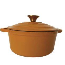 Set of 3 Cast Iron Dutch Ovens with Lids