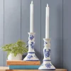 Set of 2 Chinoiserie Candlesticks
