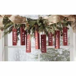 Set of 8 Christmas Sentiment Blocks