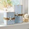 Set of 2 Coastal Candleholders