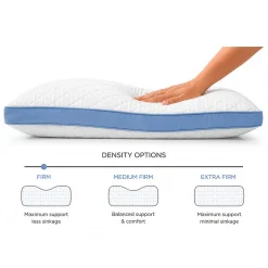 Set of 2 Density Pillows - Tailored Support for All Sleep Positions