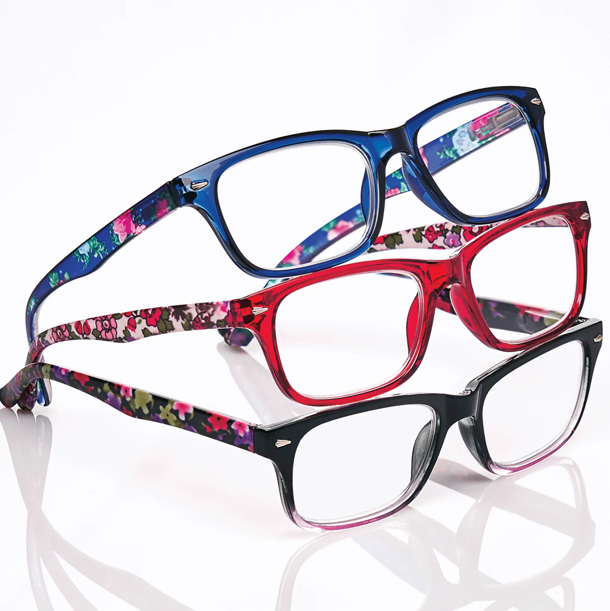 Set of 3 Floral Readers