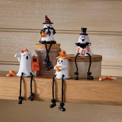 Set of 4 Ghost Shelf Sitters