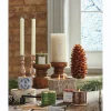 Set of 2 Hobnail Taper Candles