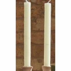 Set of 2 Hobnail Taper Candles