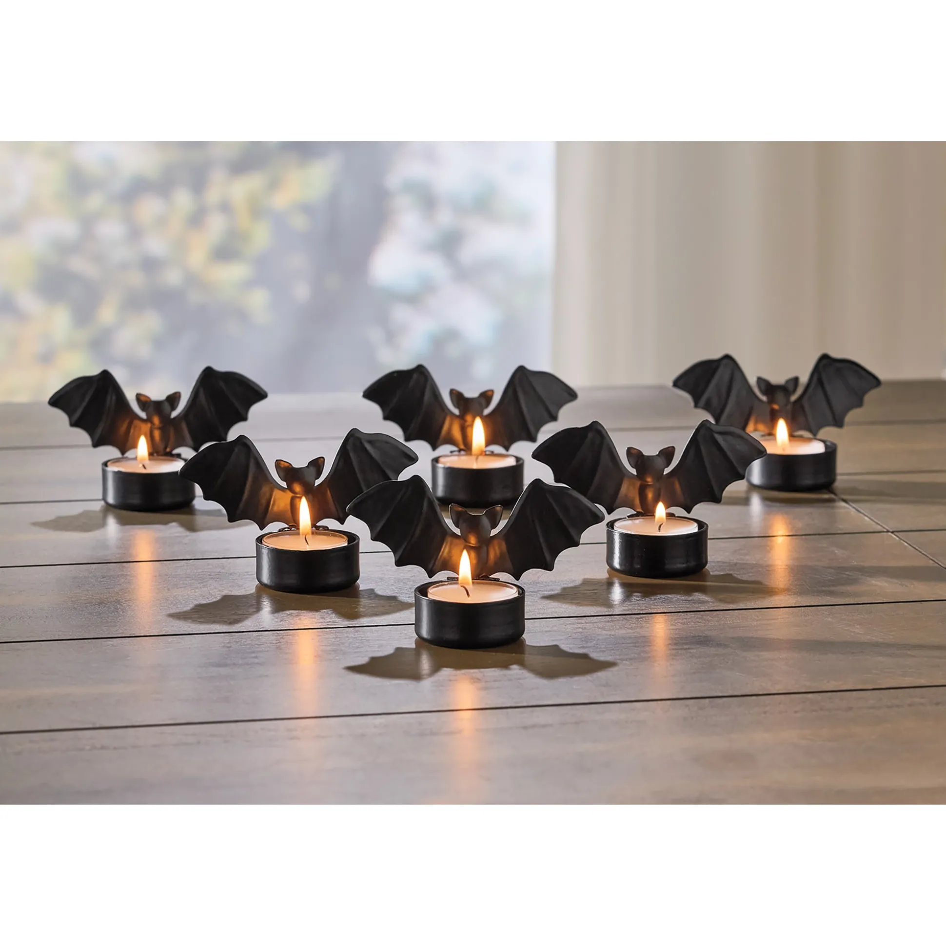 Set Of 6 Holiday Candleholders