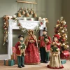 Set of 4 Musical Victorian Christmas Caroler Figures