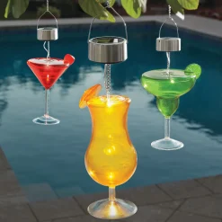 Set of 3 Solar Drink Lanterns
