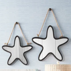 Set of 2 Starfish Mirrors