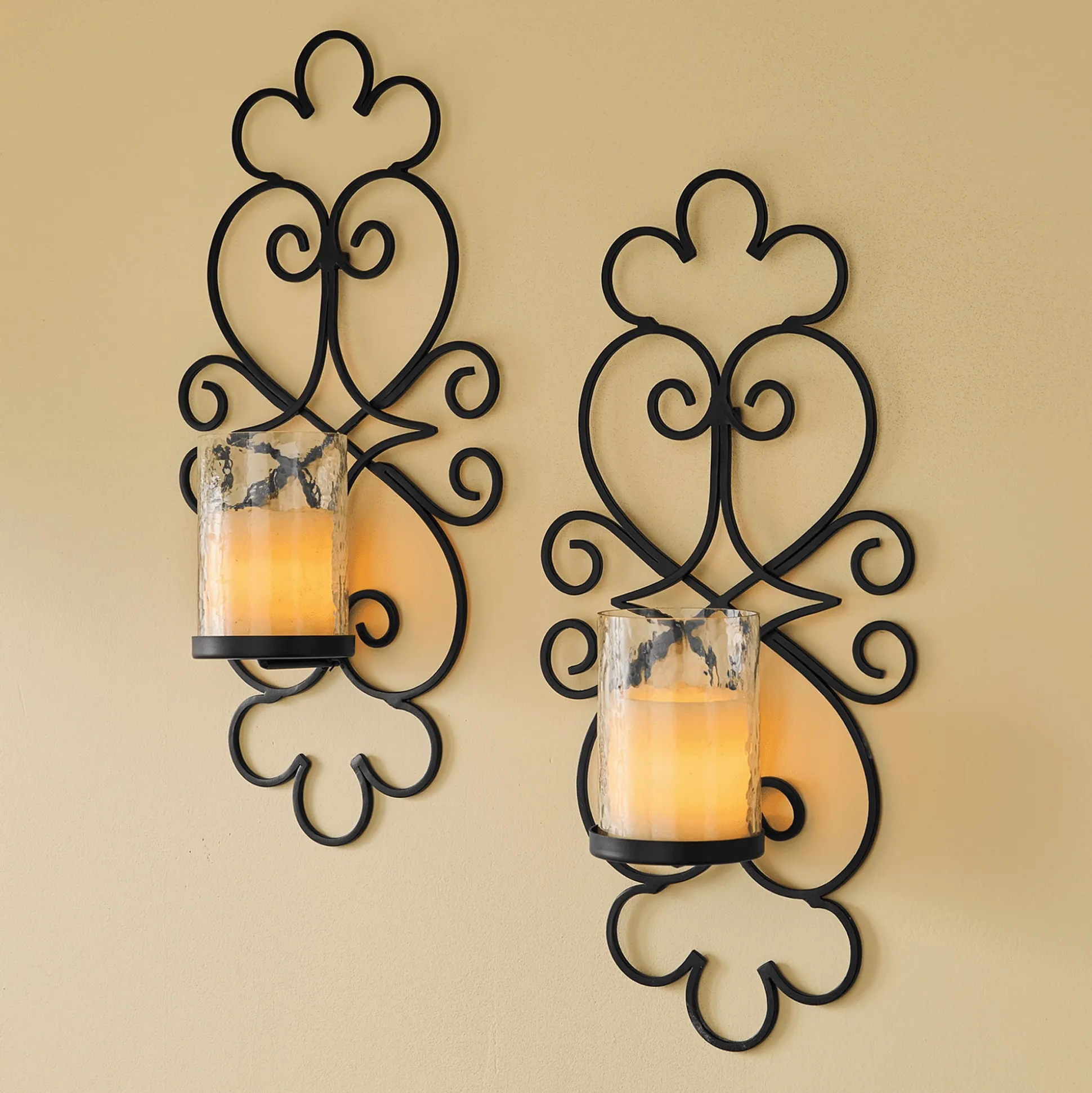 Set of 2 Stella Porte Scroll Sconces