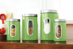 Set of 4 Window Canisters