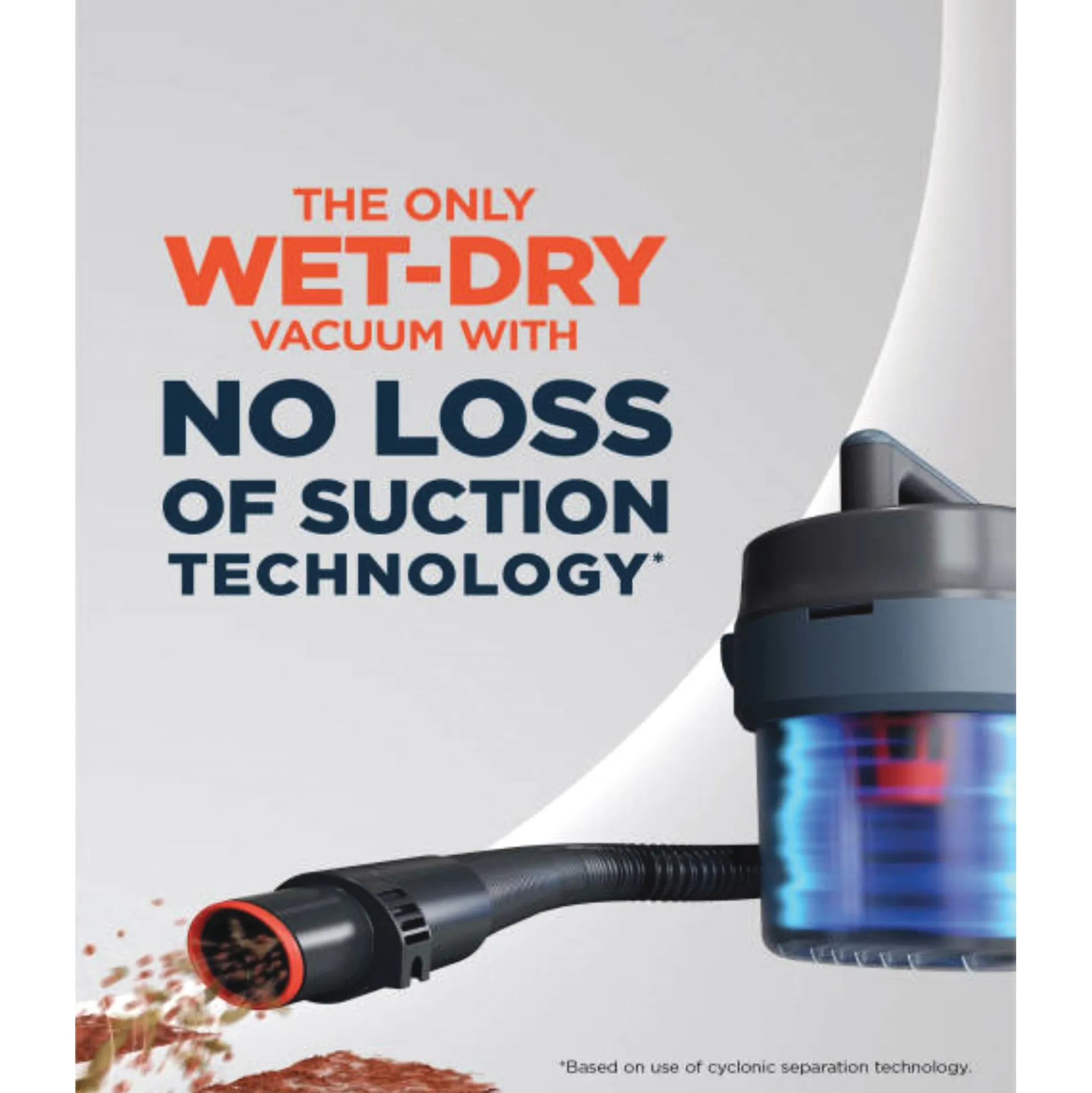 Shark Messmaster Portable Wet/Dry Vac, Small Shop Vac, 1-Gallon Capacity, Perfect for Cars and Pets