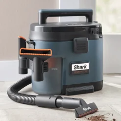Shark Messmaster Portable Wet/Dry Vac, Small Shop Vac, 1-Gallon Capacity, Perfect for Cars and Pets