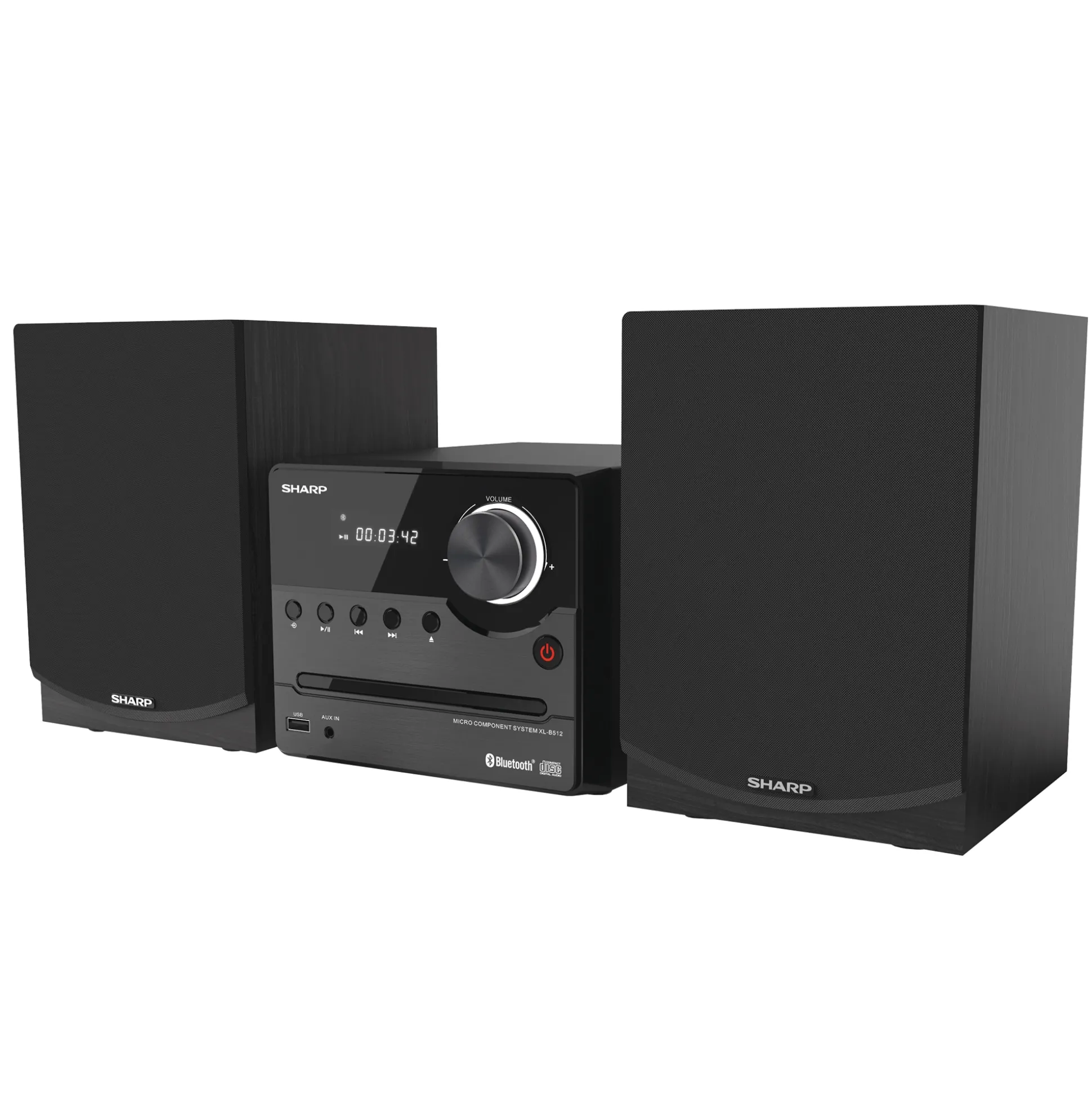Sharp Micro Stereo System with CD/MP3/FM/Bluetooth