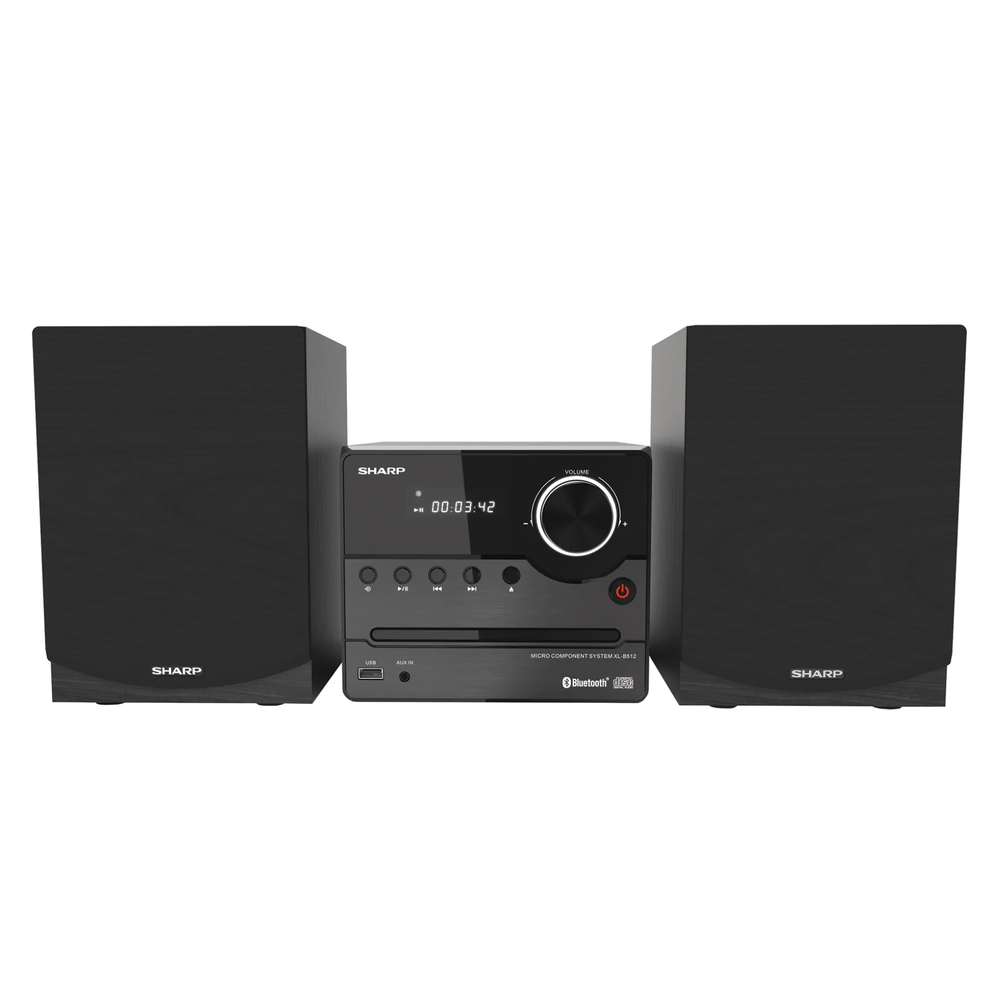 Sharp Micro Stereo System with CD/MP3/FM/Bluetooth