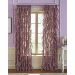 Sheer Ruffles Single Panel