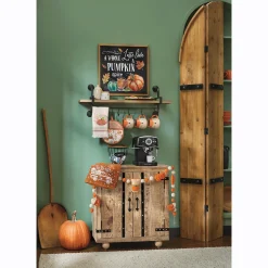 Shelf with Sliding Hooks