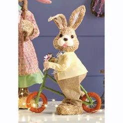Sisal Bunny on Bicycle