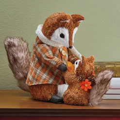 Sisal Fox Mama & Baby