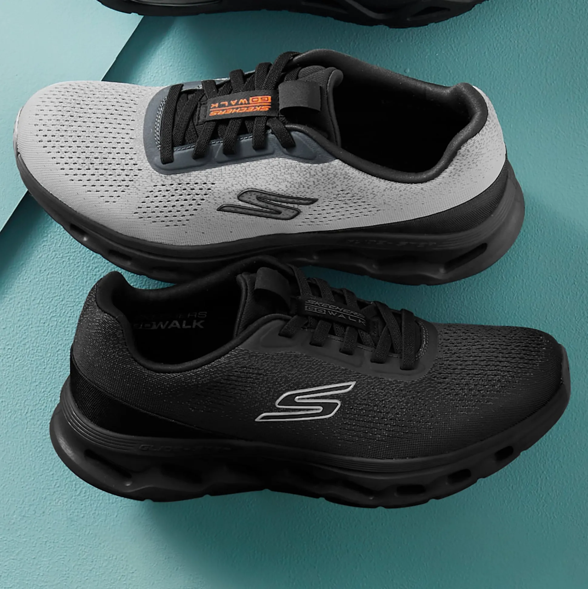 Skechers Go Walk Glide Step 2.0 Vic Shoe with No-Tie Laces and Platform