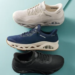 Skechers Lace-Up Slip-Ins Uno Glide Step Air Gliders Shoe with Platform