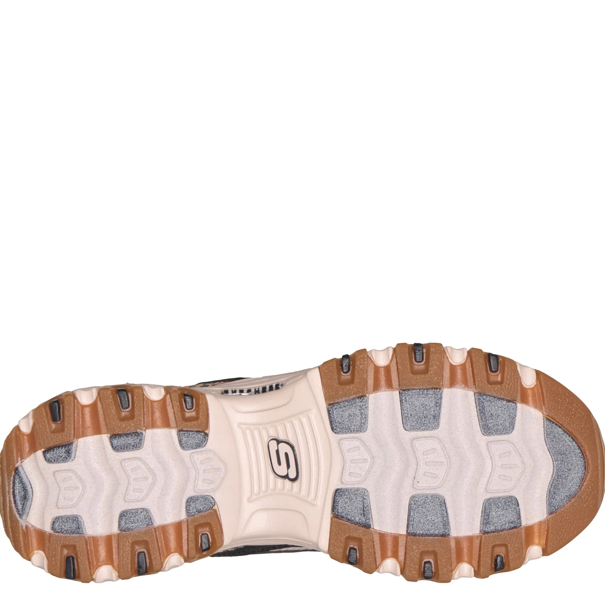 Skechers Women's D'Lites Leopard Lace-Up