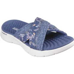 Skechers Womens' GO WALK Flex Butterfly Bliss Slide