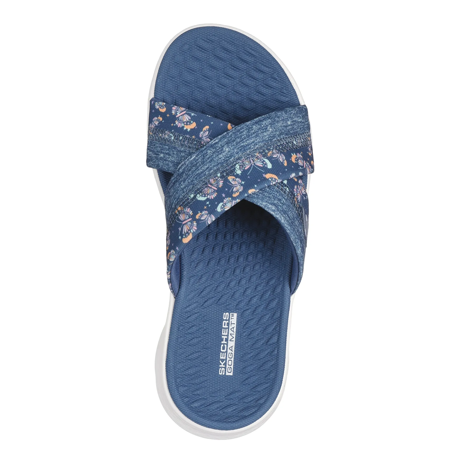 Skechers Womens' GO WALK Flex Butterfly Bliss Slide