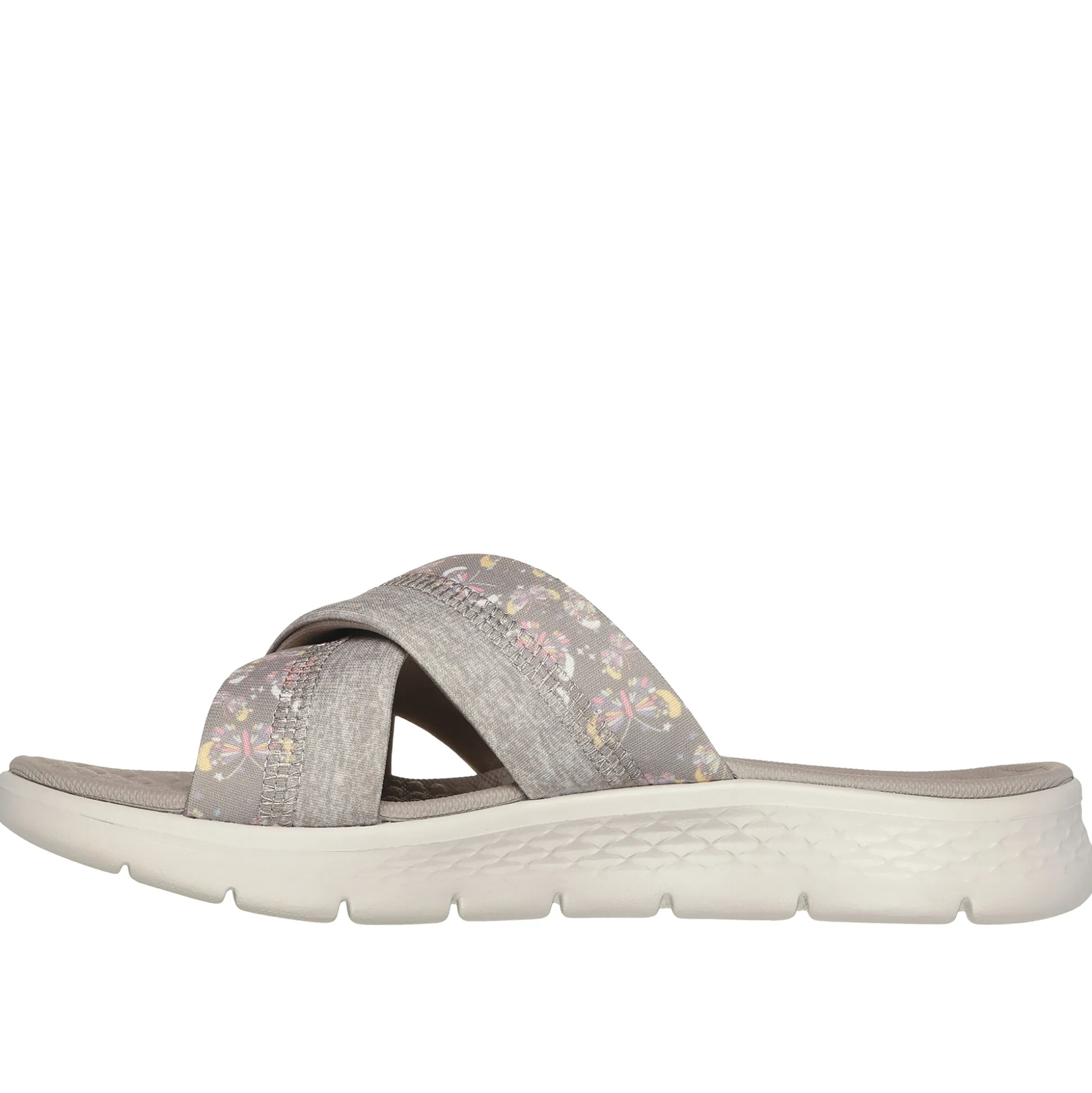 Skechers Womens' GO WALK Flex Butterfly Bliss Slide
