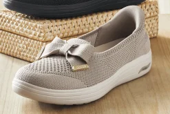 Skechers Women's Slip-Ins Arch Fit Inspire Gemma Slip-On with Memory Foam Footbed and Bows