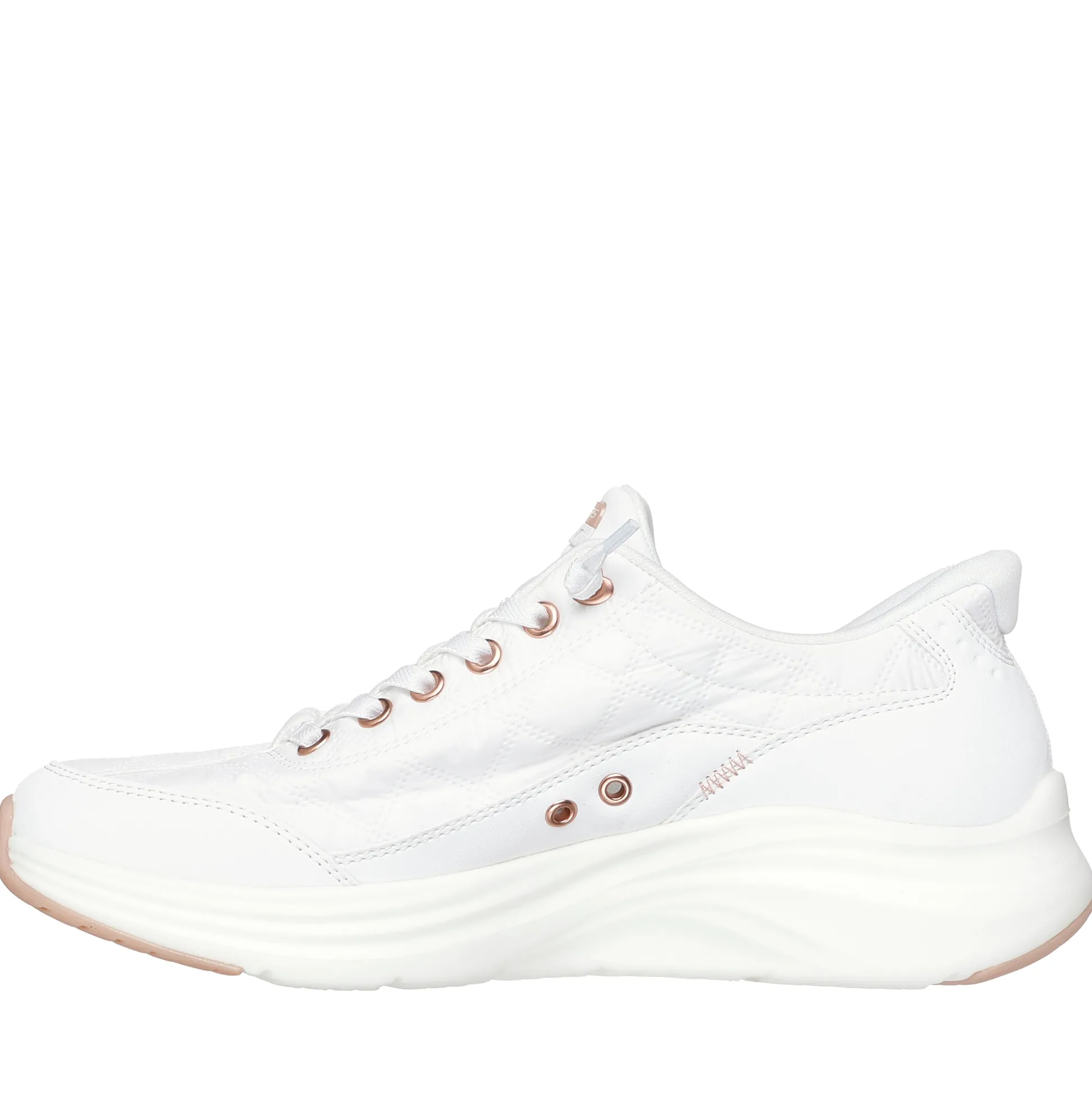 Skechers Women's Slip-Ins Contour Foam Golden Hour Shoe with No-Tie Bungee Laces