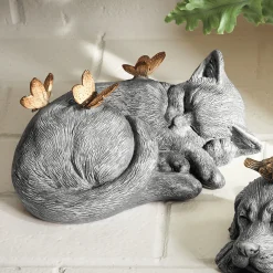 Sleeping Pet Figurine