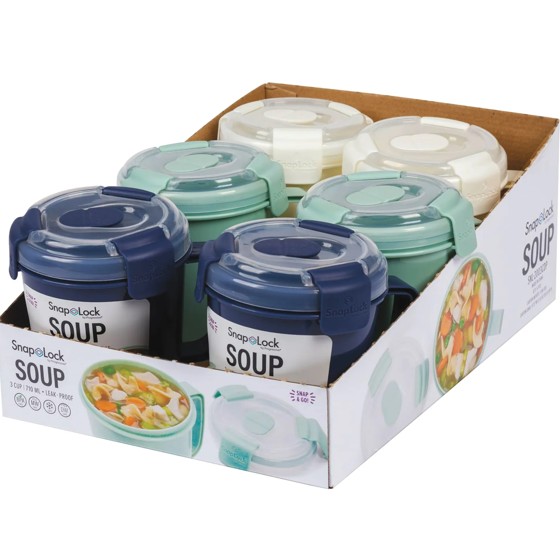Snaplock Soup Storage Container