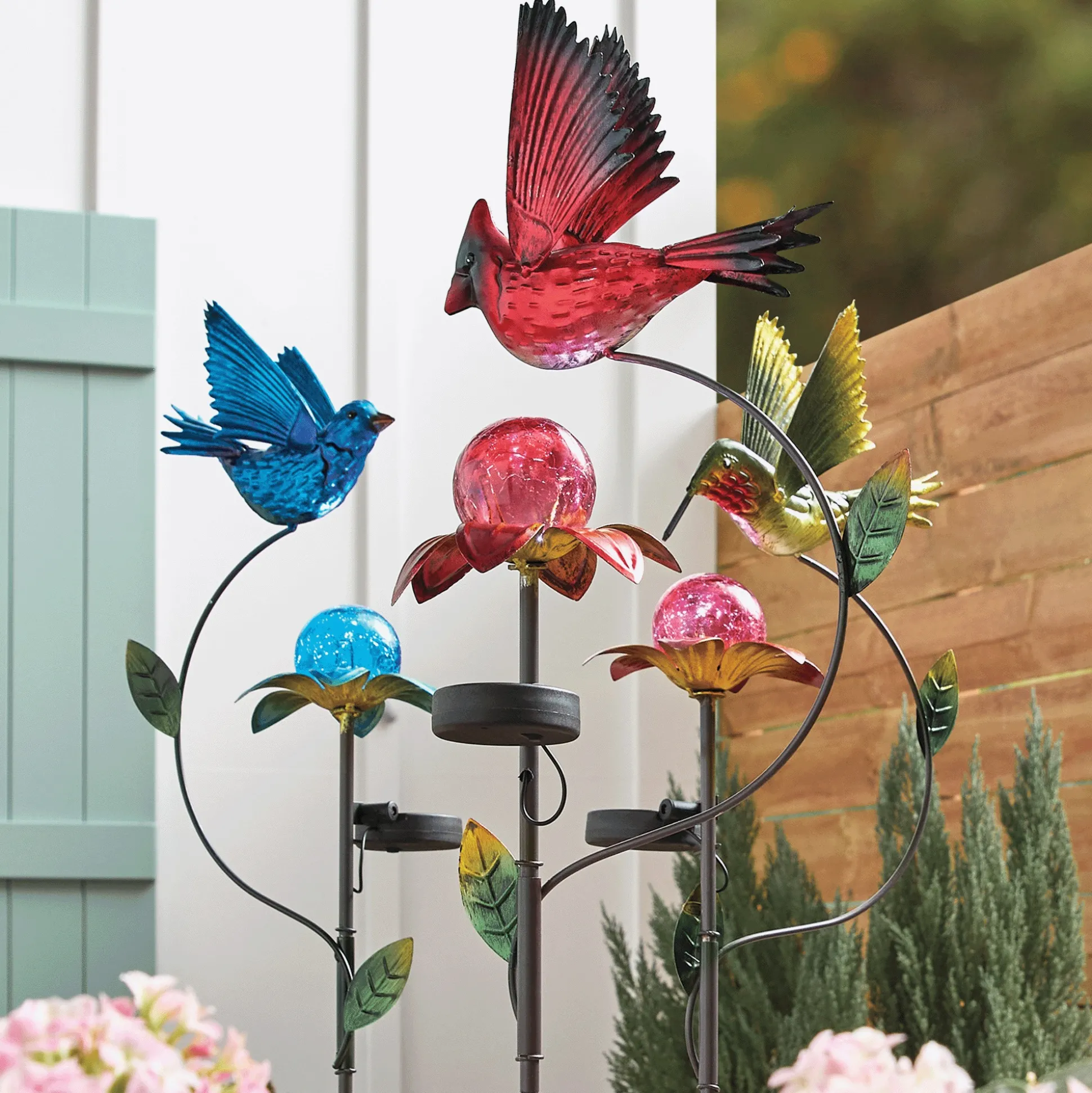 Solar Bird Stake