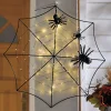Solar Lit Spiders and Web