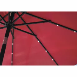 9' Solar Lit Umbrella