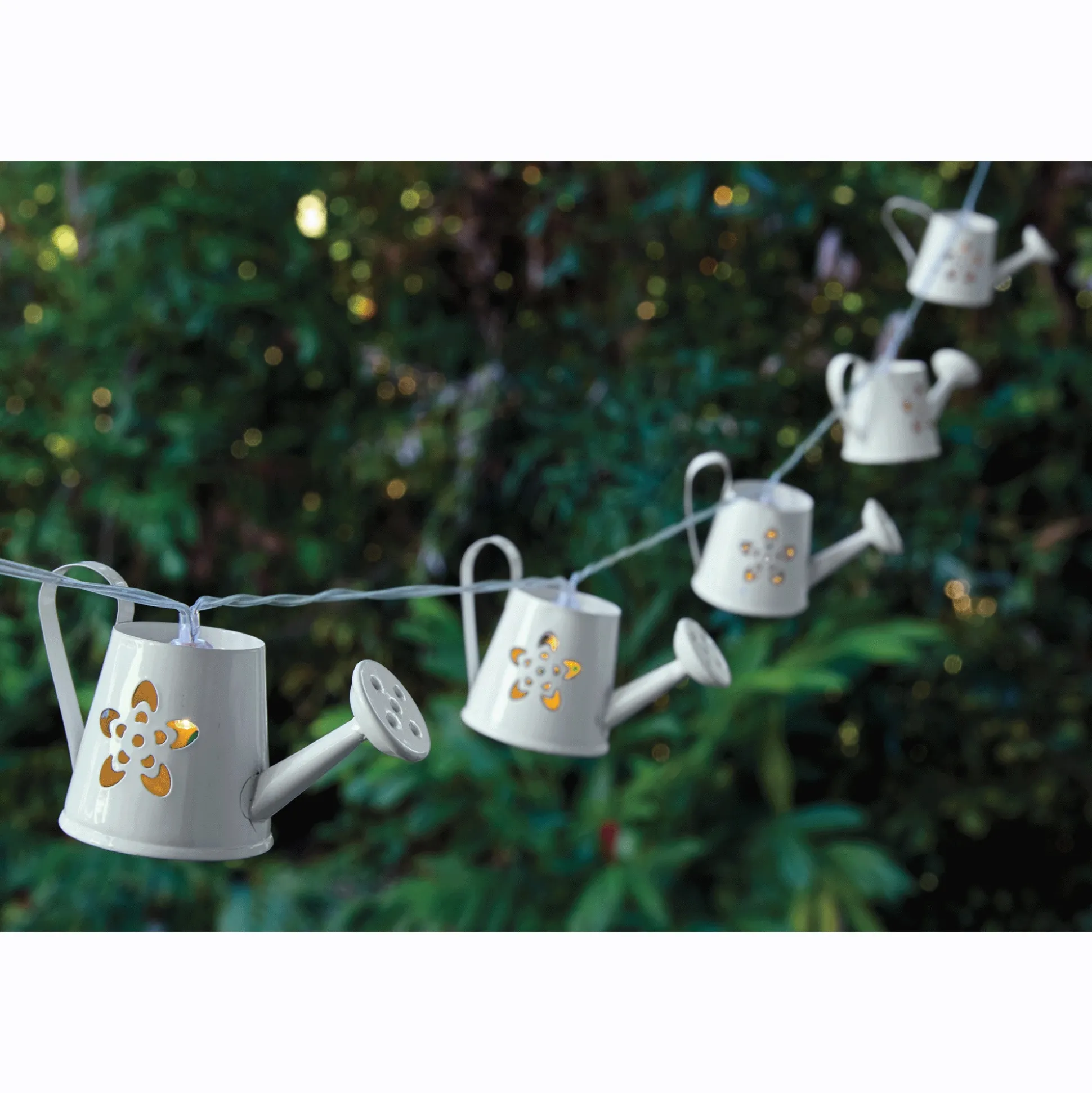 Solar Watering Can String Lights