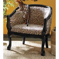Sophia Cheetah-Print Chair