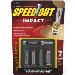 SpeedOut Impact Screw Extractor Set