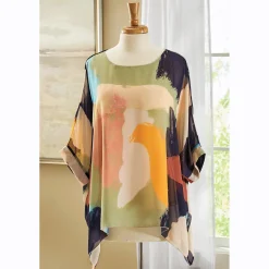 Splash Print Blouse