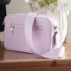 Square Crossbody with Zip Closures