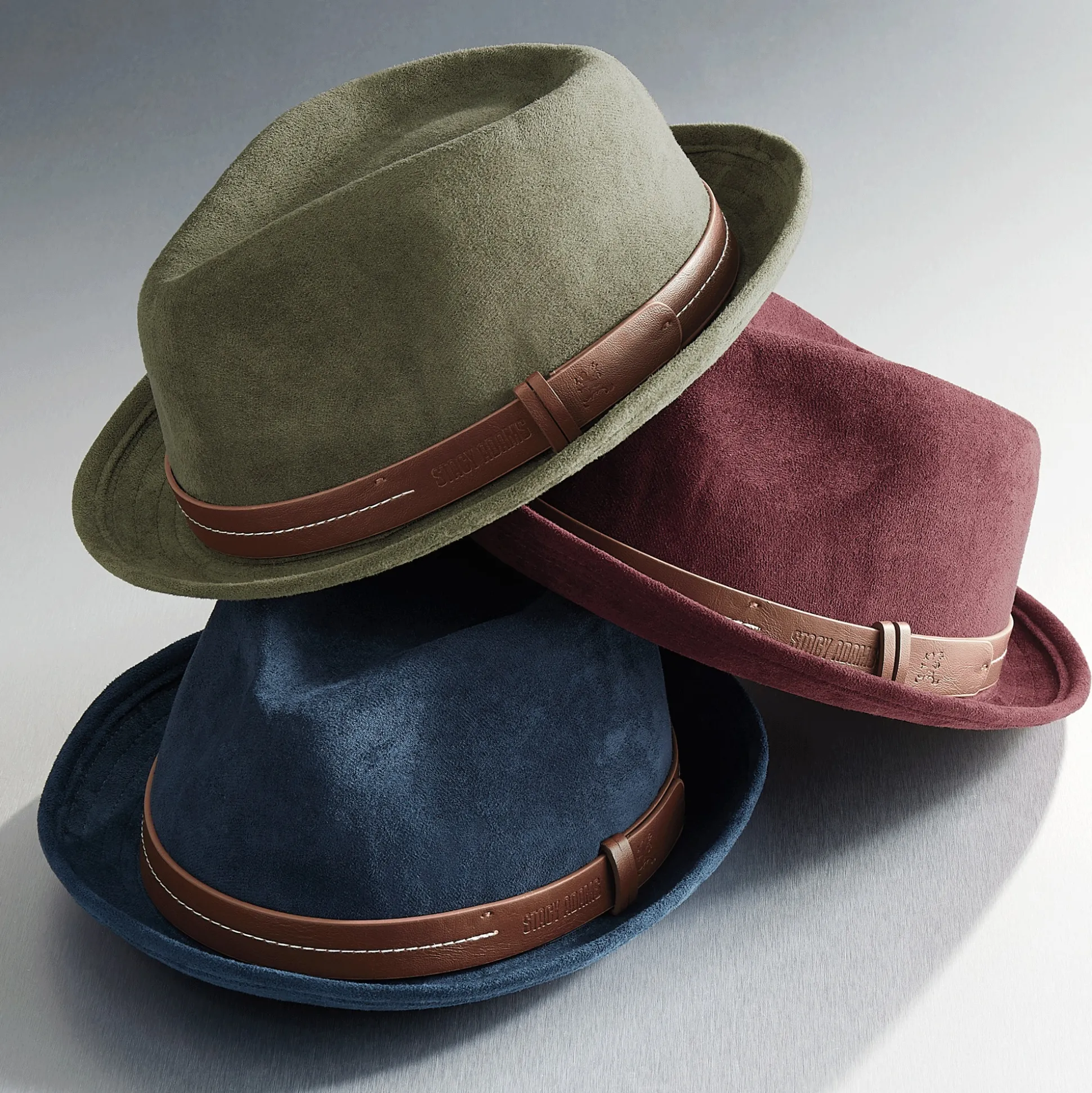 Stacy Adams Faux-Suede Fedora