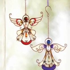 Stained Glass Angel Suncatcher