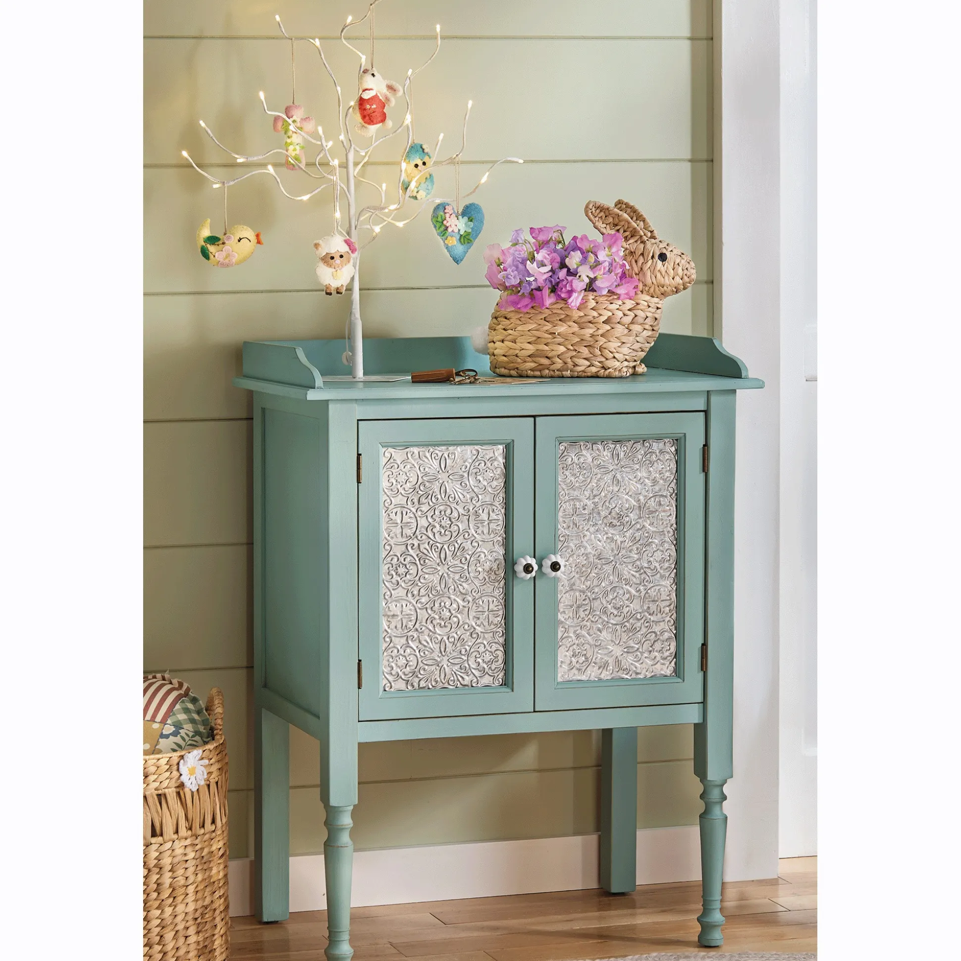 Stamped-Metal Storage Cabinet