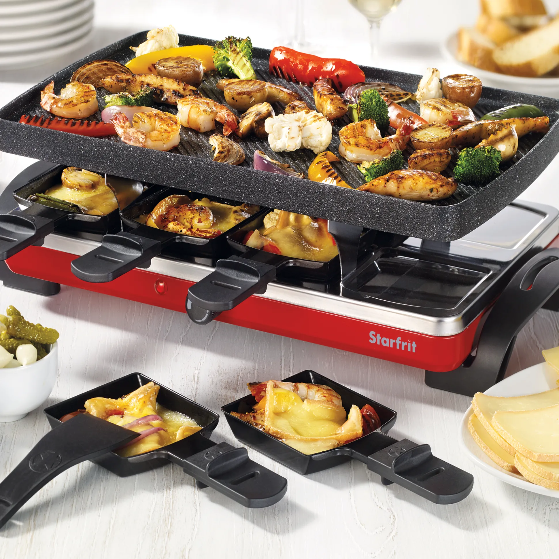 Starfrit The Rock Raclette Party Grill Set