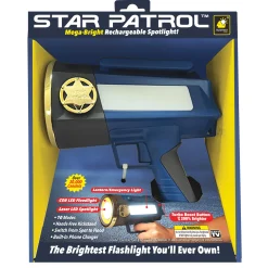 Star Patrol Mega-Bright Rechargeable Spotlight